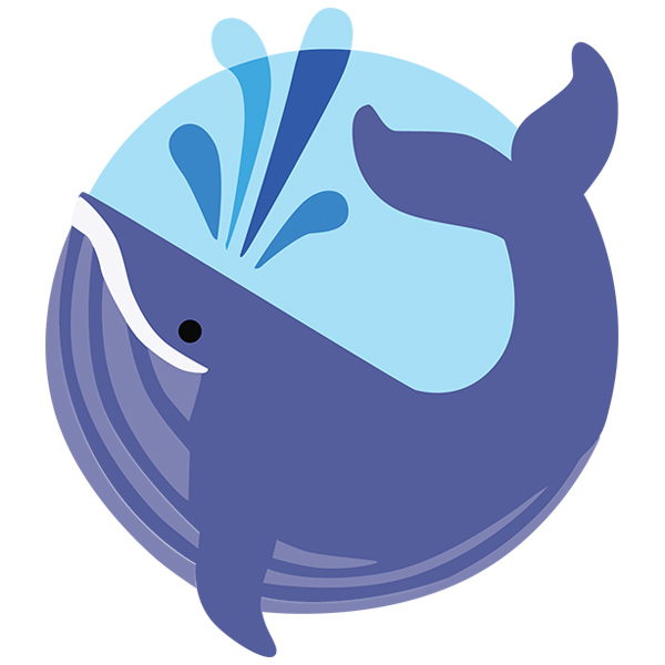 Bubbly Whale [SVG, DXF]