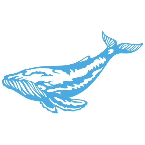Etched Whale [SVG, DXF]