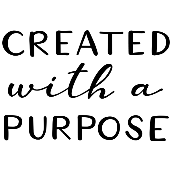 Created with a Purpose [SVG, DXF]