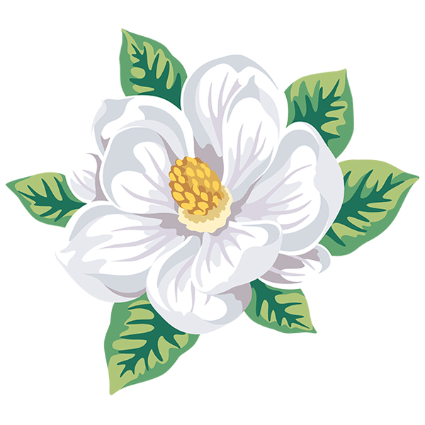 Wall Decal - Magnolia [SVG, DXF]