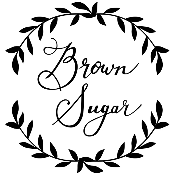 Kitchen Wreath Label - Brown Sugar [SVG, DXF]