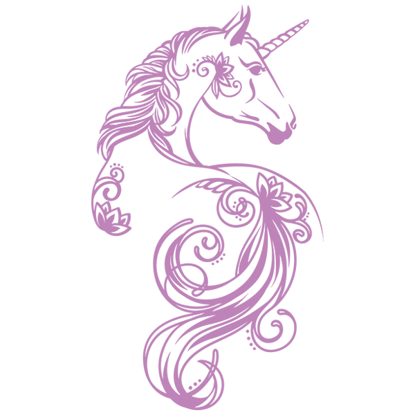 Dreamy Unicorn [SVG, DXF]
