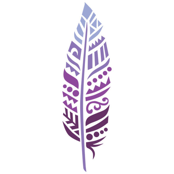 Modern Feather [SVG, DXF]
