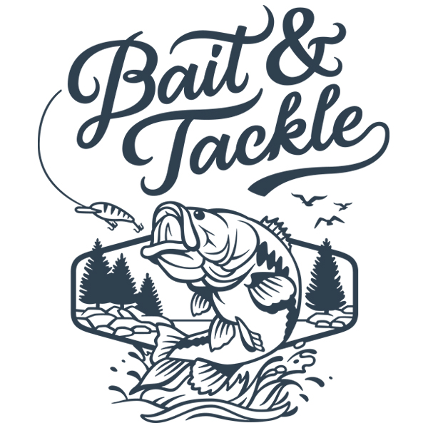 Vintage Sign - Bait & Tackle [SVG, DXF] 1