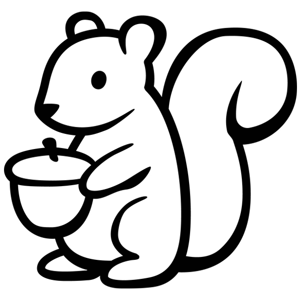 Sweet Squirrel [SVG, DXF]