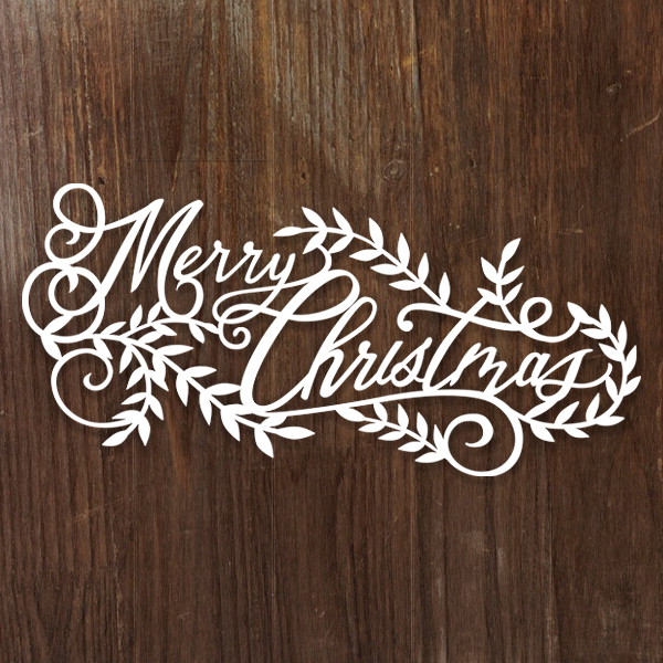 Papercut Merry Christmas Sampler [SVG, DXF]