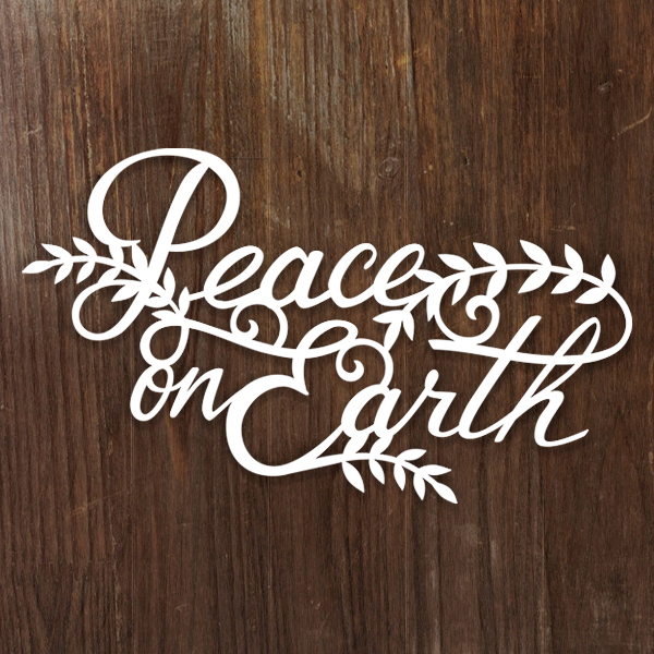 Papercut Peace on Earth Sampler [SVG, DXF]