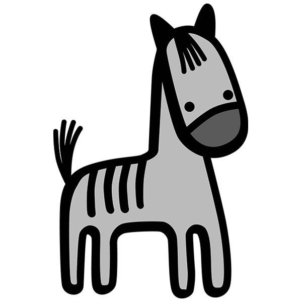 Sweet Safari Zebra [SVG, DXF]