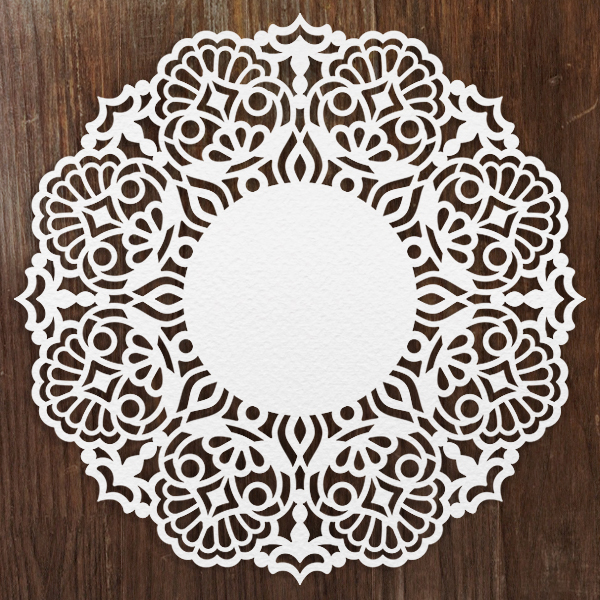 Papercut Delicate Doily [SVG, DXF]