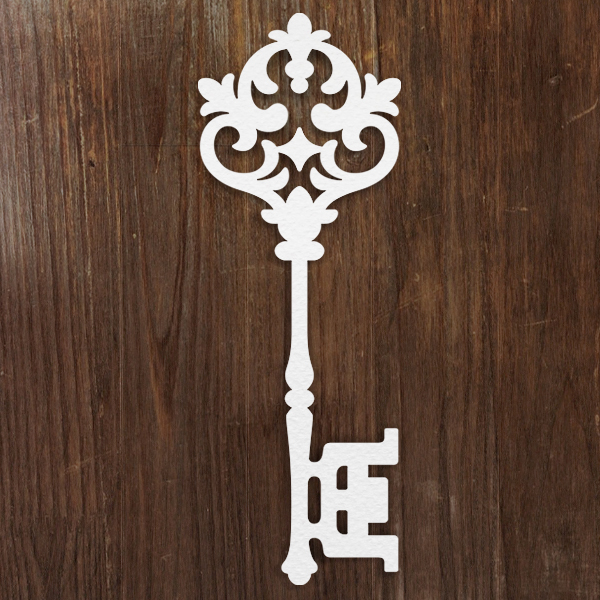 Papercut Enchanting Key [SVG, DXF]