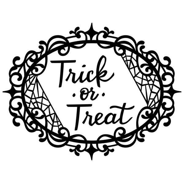 Halloween Cameo - Trick or Treat [SVG, DXF]
