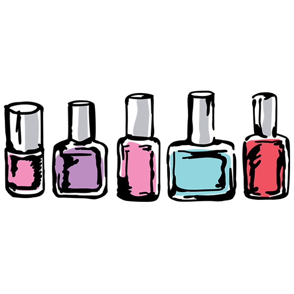 Nail Polish Border [SVG, DXF]