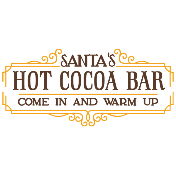 Santa's Hot Cocoa Bar [SVG, DXF]