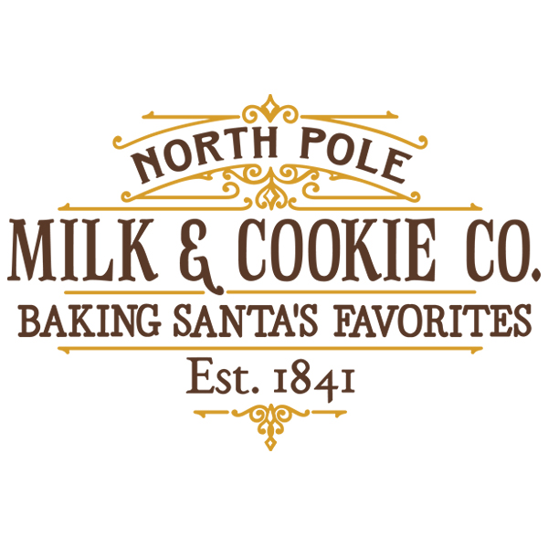 North Pole Milk & Cookie Co. [SVG, DXF]