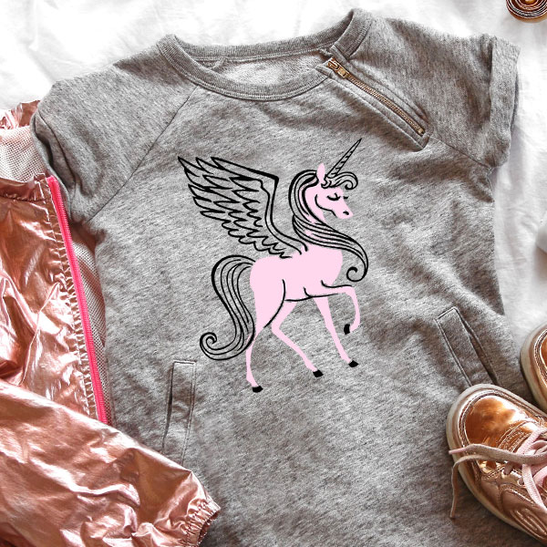 Sweet Unicorn [SVG, DXF] 1