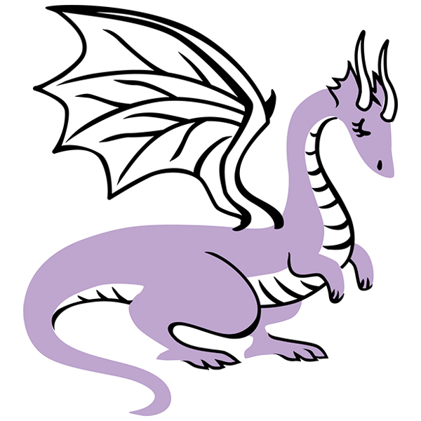 Sweet Dragon [SVG, DXF]