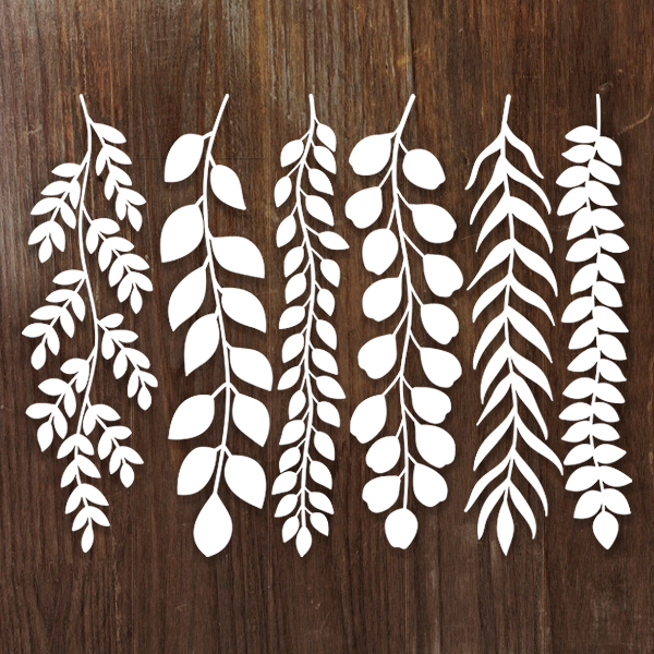 Draping Botanicals [SVG, DXF] 1