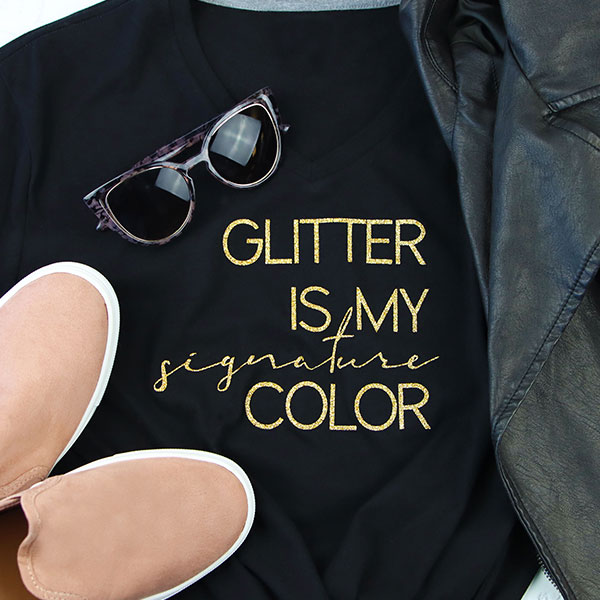 Glitter Is My Signature Color [SVG, DXF] 1