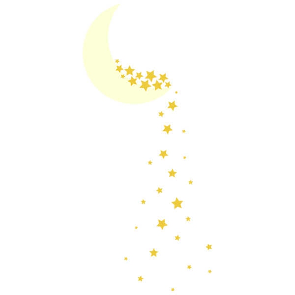 Moonlight Magic [SVG, DXF]