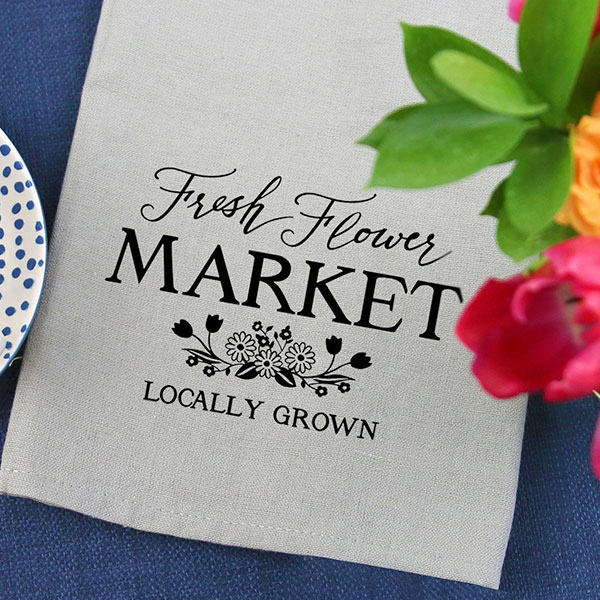 Fresh Flower Market Sign [SVG, DXF]