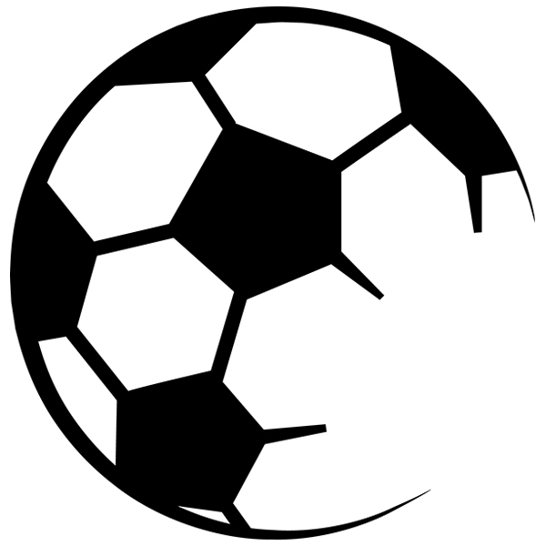 Sleek Soccer Ball [SVG, DXF] 1