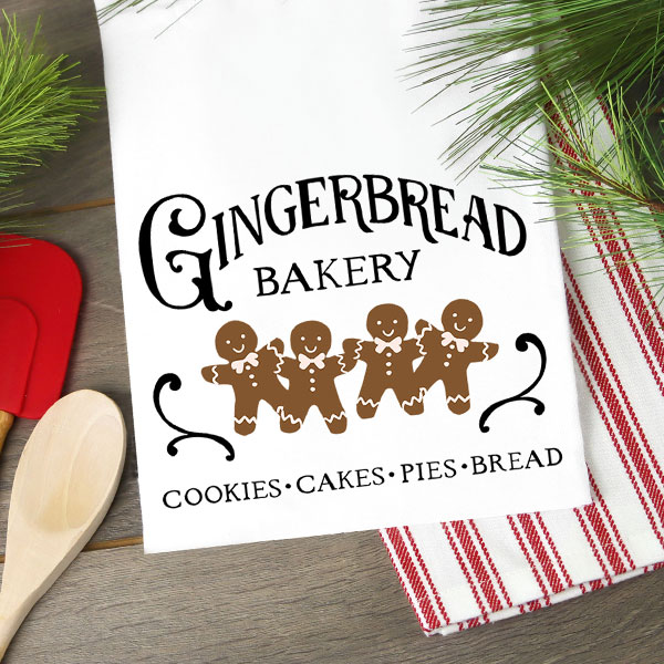 Gingerbread Bakery Sign [SVG, DXF] 1