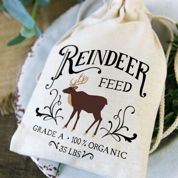 Reindeer Feed Sign [SVG, DXF] 1