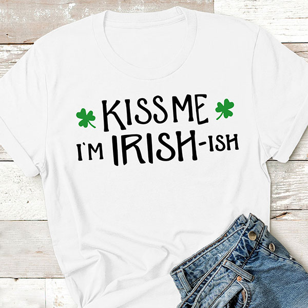 Kiss Me I'm Irish-ish [SVG, DXF] 1