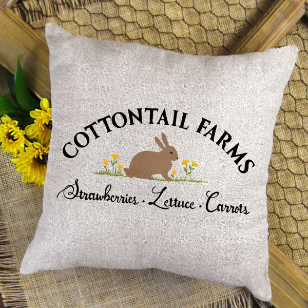 Cottontail Farm Sign [SVG, DXF] 1