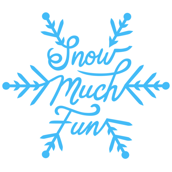 Snow Much Fun Snowflake