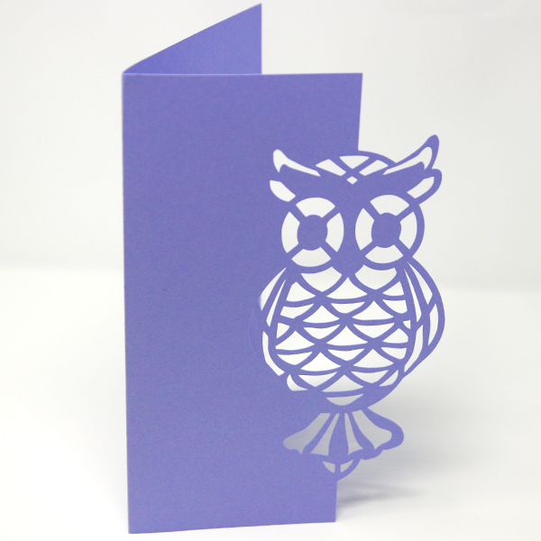 Papercut Card - Owl [SVG] 1
