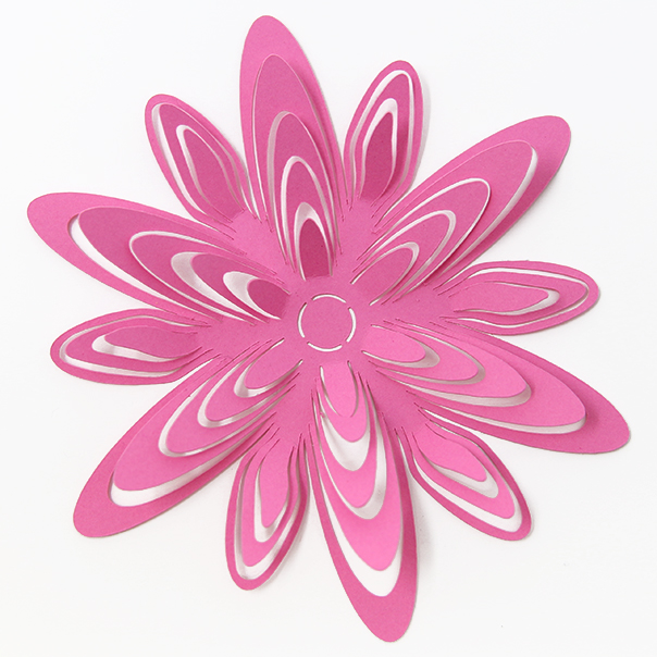 Papercut Popout Daisy [SVG] 1