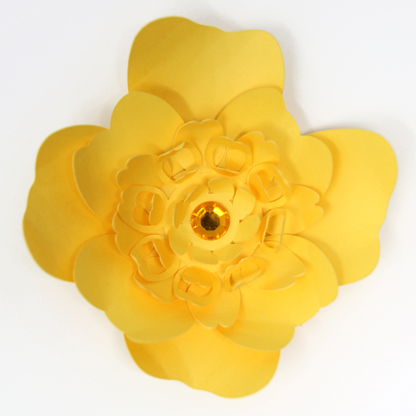 Papercut 3D Rose [SVG] 1