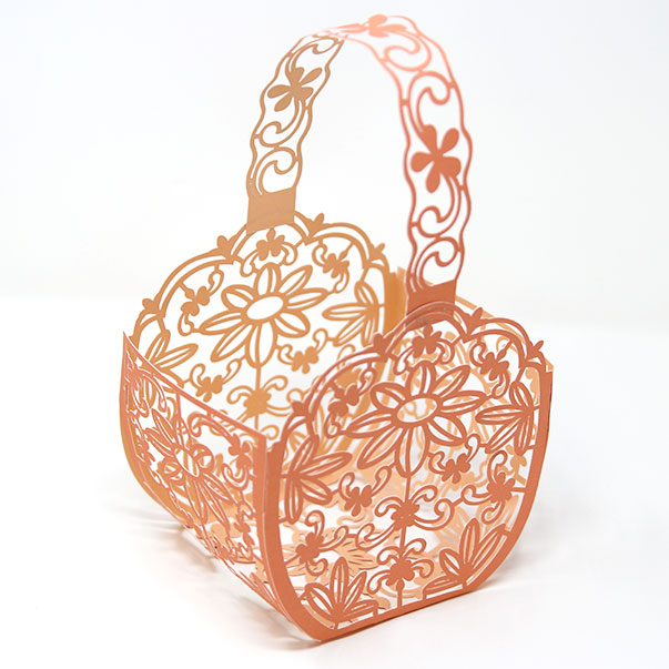 Papercut Daisy Basket [SVG] 1