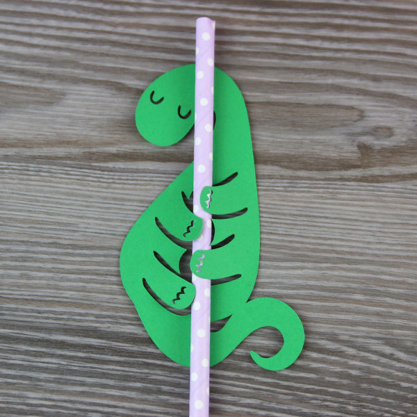Straw Topper - Brontosaurus [SVG] 1