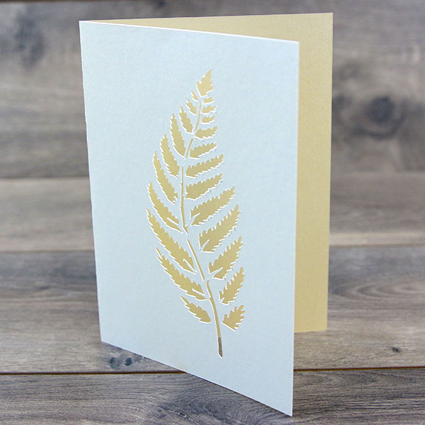 Papercut Card - Fern [SVG] 1