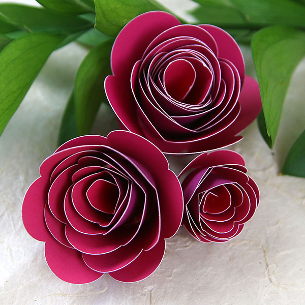 Papercut Spiral Flower 1 [SVG] 1