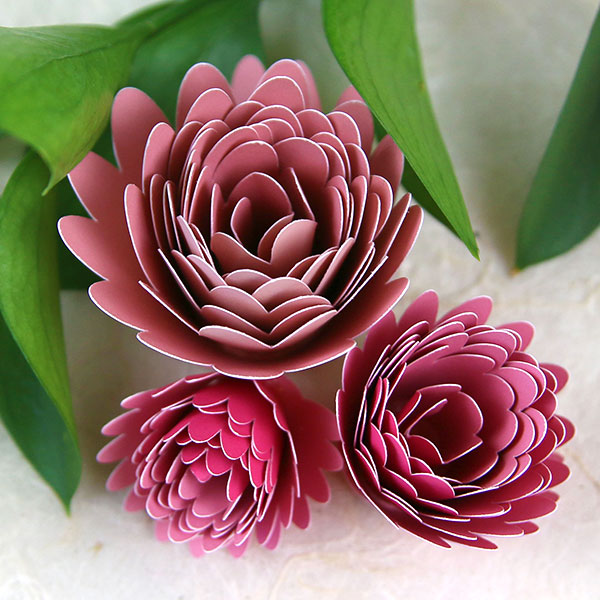 Papercut Spiral Flower 2 [SVG] 1