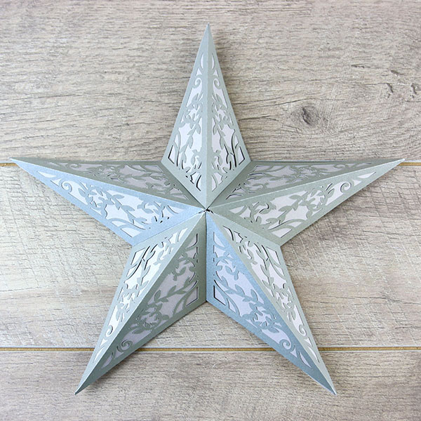 Delicate Vines Barn Star [SVG] 1