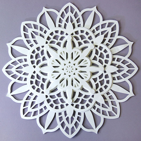 Papercut Layered Mandala [SVG] 1