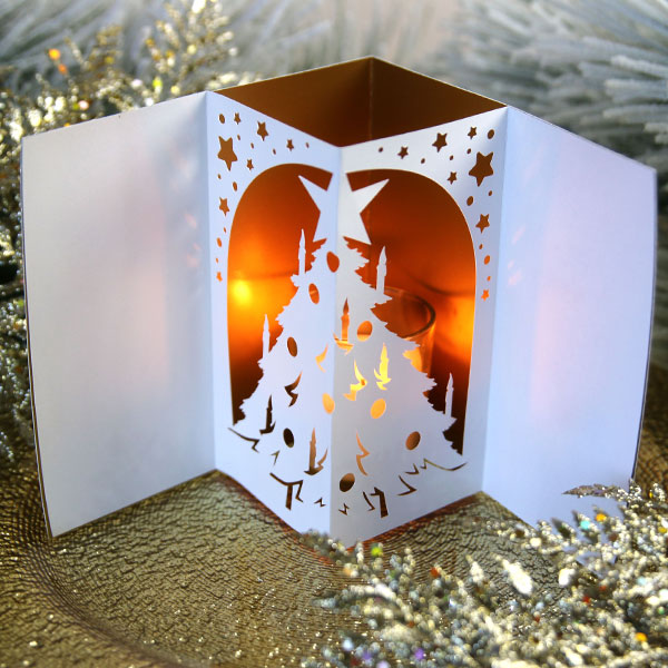 Pop-Up Christmas Tree Card [SVG] 1