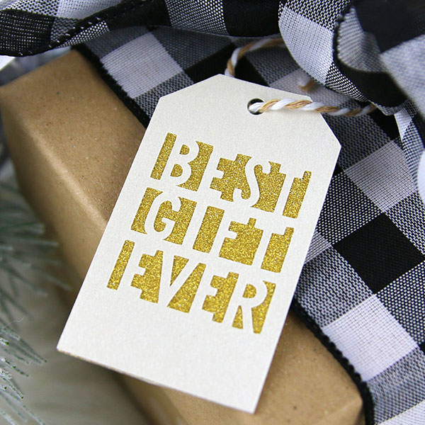Papercut Gift Tag - Best Gift Ever [SVG] 1