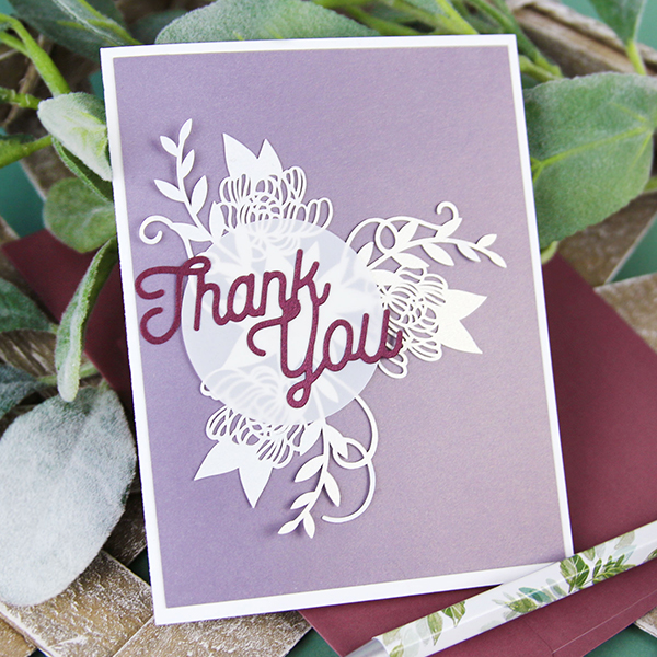 Thank You Botanicals Card [SVG]