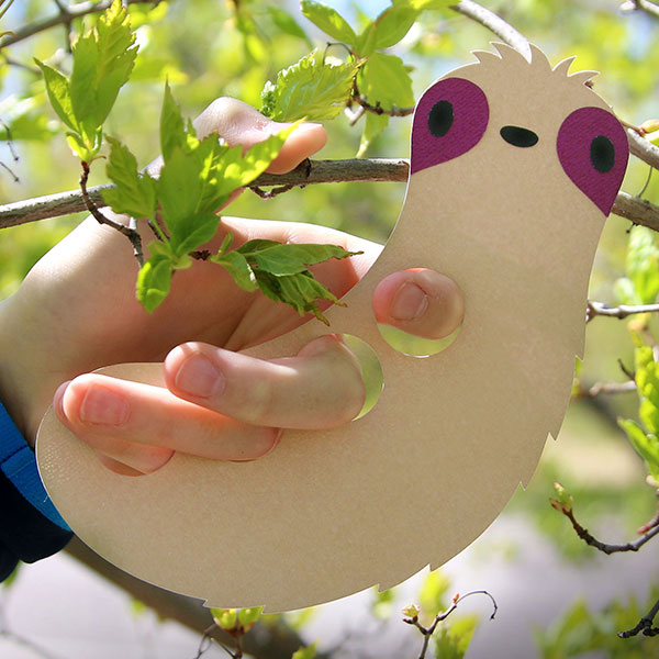 Sloth Finger Puppet [SVG] 1