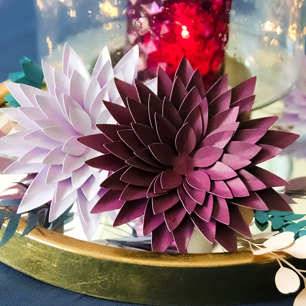 Papercut 3D Flower - Chrysanthemum [SVG] 1