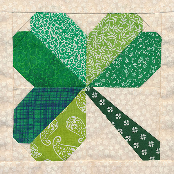 Shamrock Quilt Block [SVG] 1