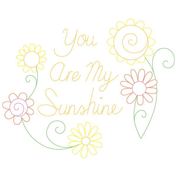 You Are My Sunshine Bouquet [SVG, DXF]