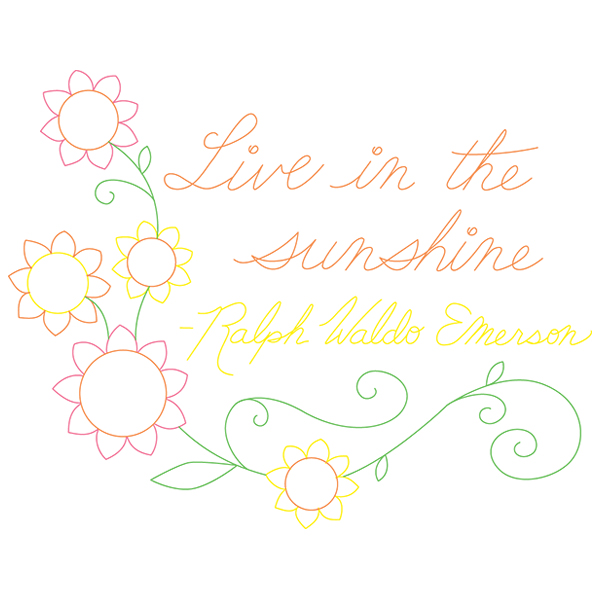 Live in the Sunshine [SVG, DXF]