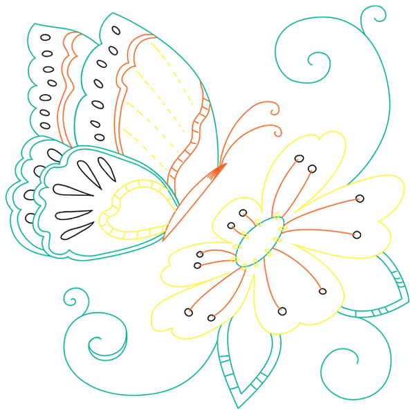 Butterfly Vision [SVG, DXF]