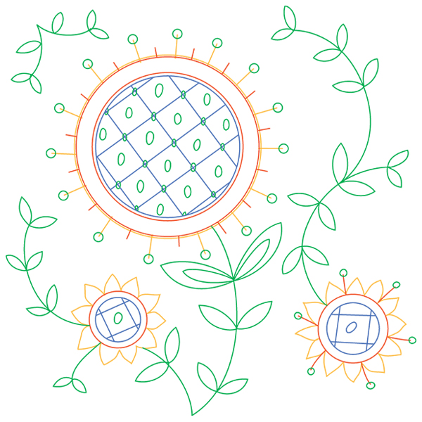 Floral Geometry [SVG, DXF]